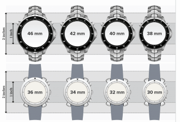 cách chọn Size đồng hồ