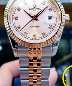 Carnival Nữ, kính saphire chống trầy, không gỉ 8131L-SR-R