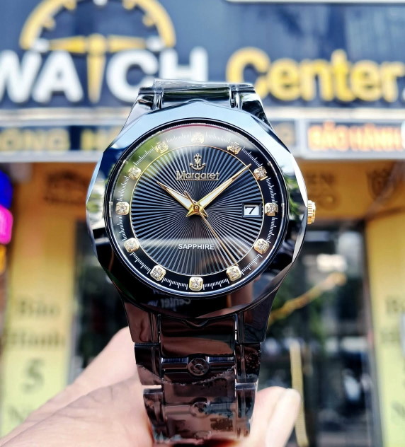 Margater Japan, kính saphire chống trầy, không gỉ sét MT704DB