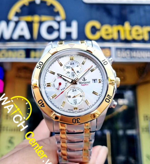 Margater Japan, kính saphire chống trầy, không gỉ sét MT2010sg-t