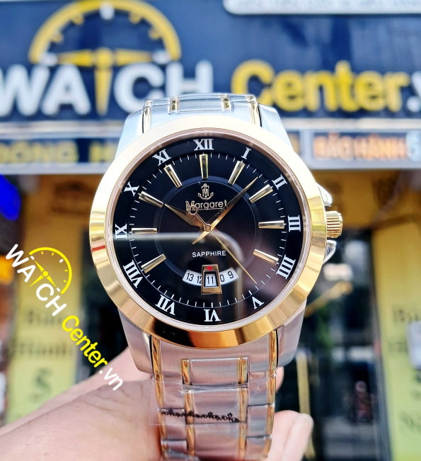 Margater Japan, kính saphire chống trầy, không gỉ sét MT8195SG-D