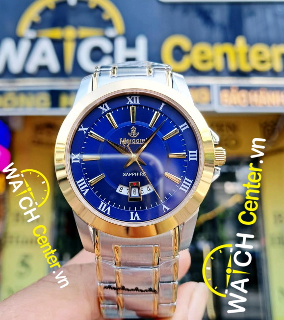 Margater Japan, kính saphire chống trầy, không gỉ sét MT8195SG-X